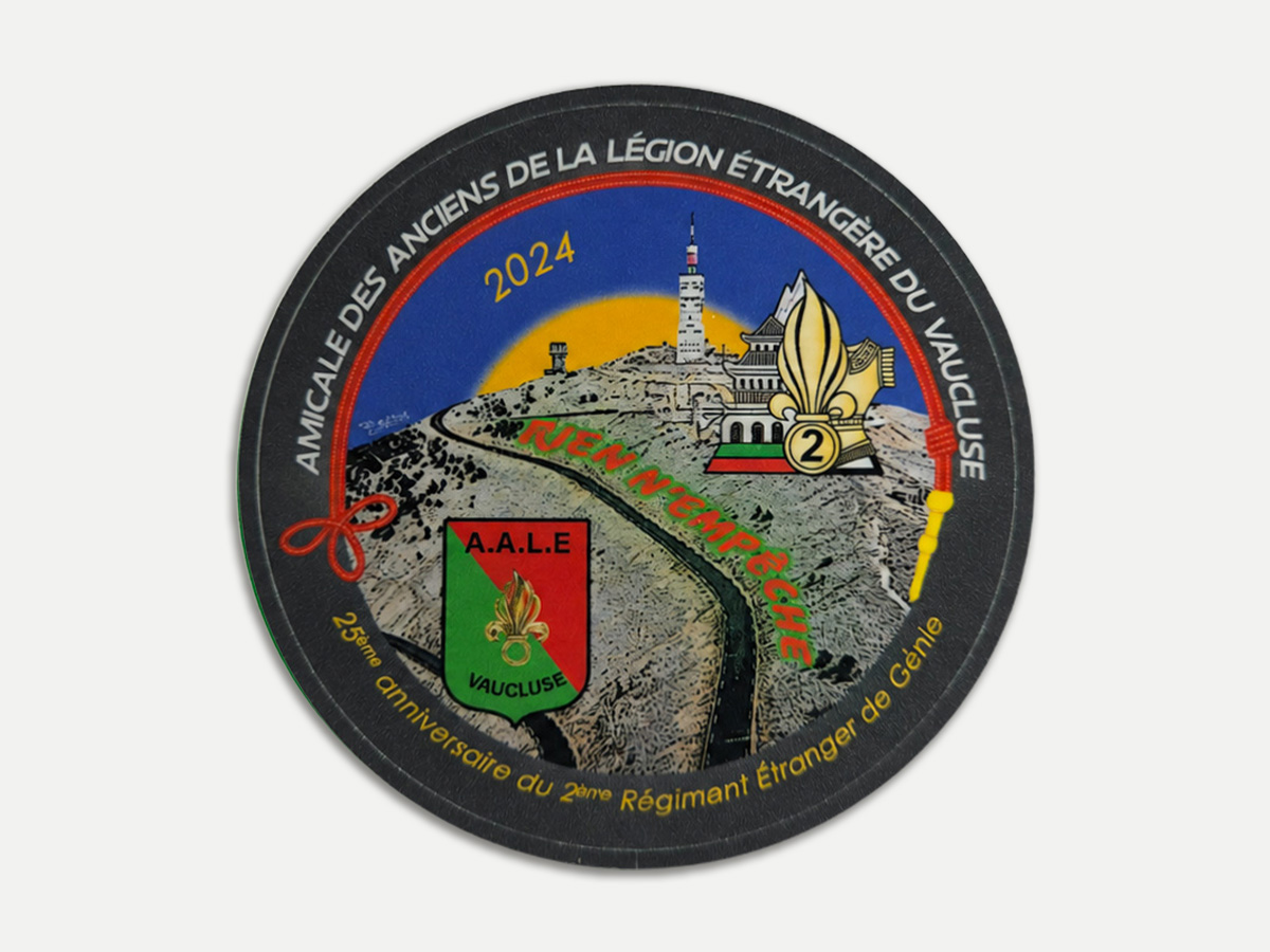 Adhésif amicale 2e REG